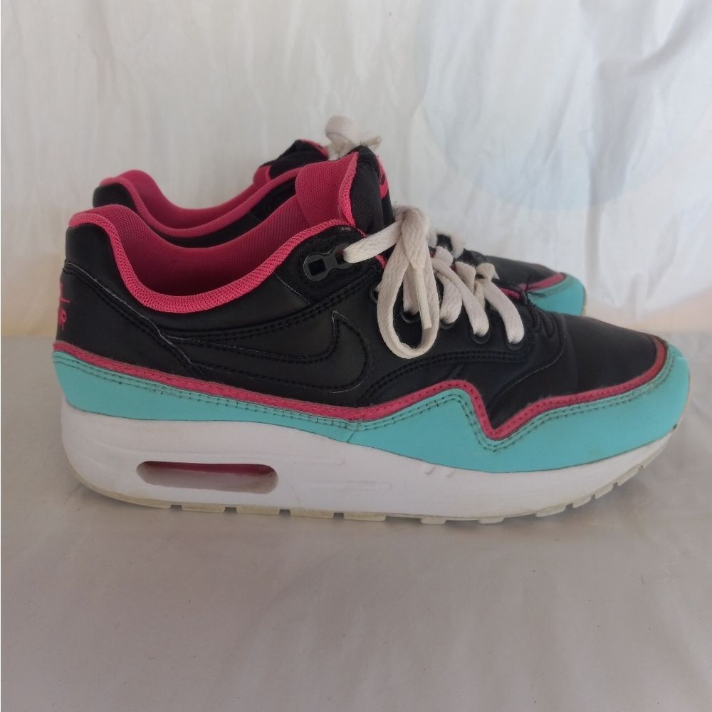 Nike Air Max 1 Dbl South Beach Mint Big Kids Shoes Sz 4